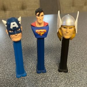 Super Hero Pez Dispensers set/3